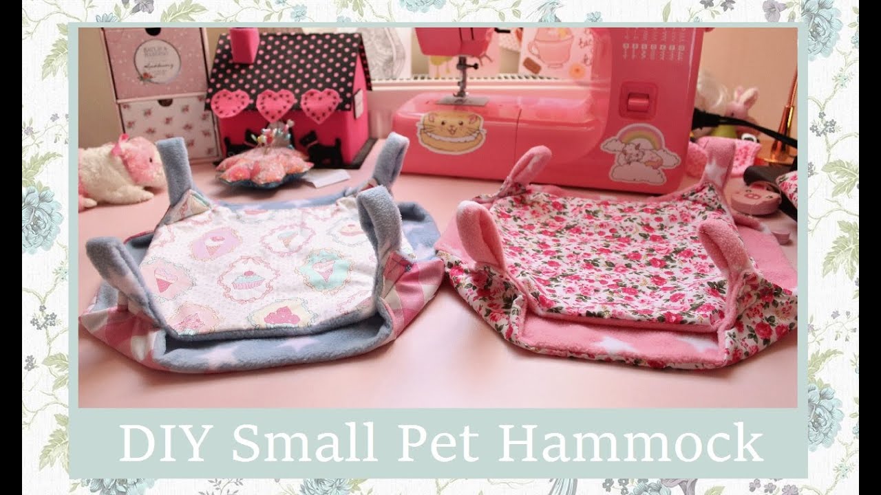 DIY Small Animal Rat Guinea Pig Hammock Tutorial