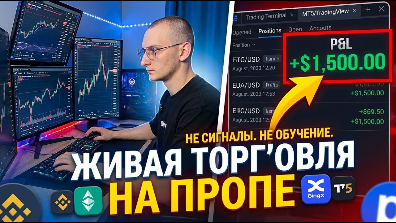 04.02.2026 Утренний | Живая торговля  на проп-счетах EraTrade | Hash HEdge | Upscale