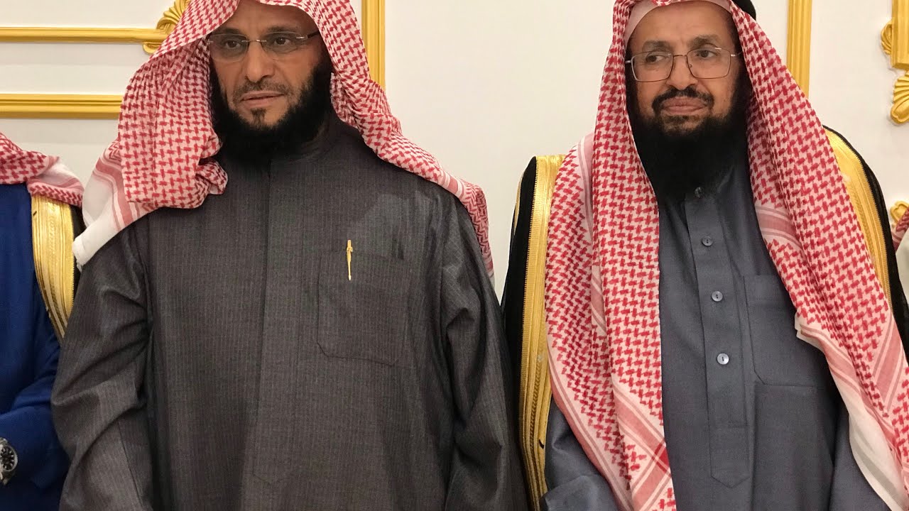 زيارة فضيلة الشيخ عبدالعزيز الغامدي لفضيلة الشيخ الدكتور عائض القرني