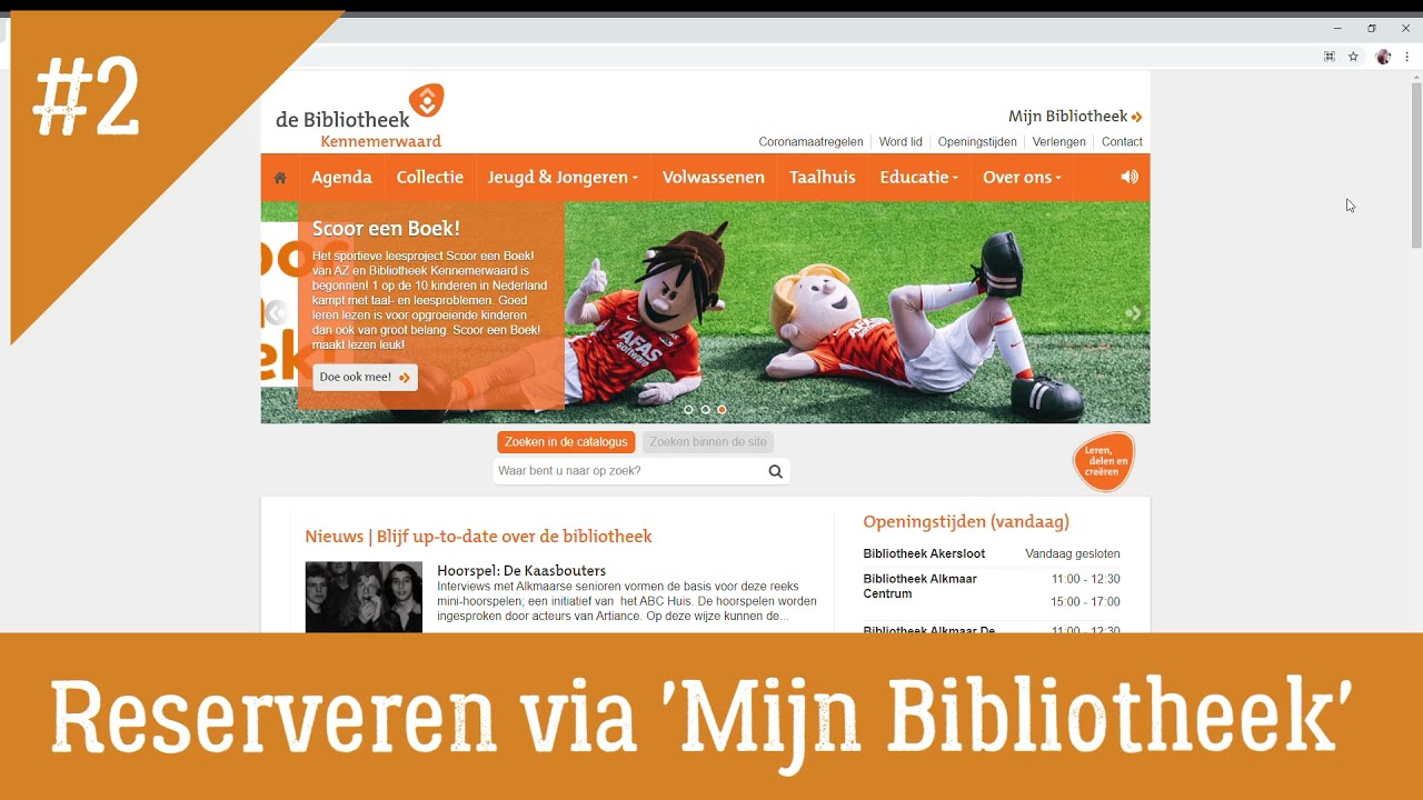 Reserveren via Mijn Bibliotheek | Bibliotheek Kennemerwaard