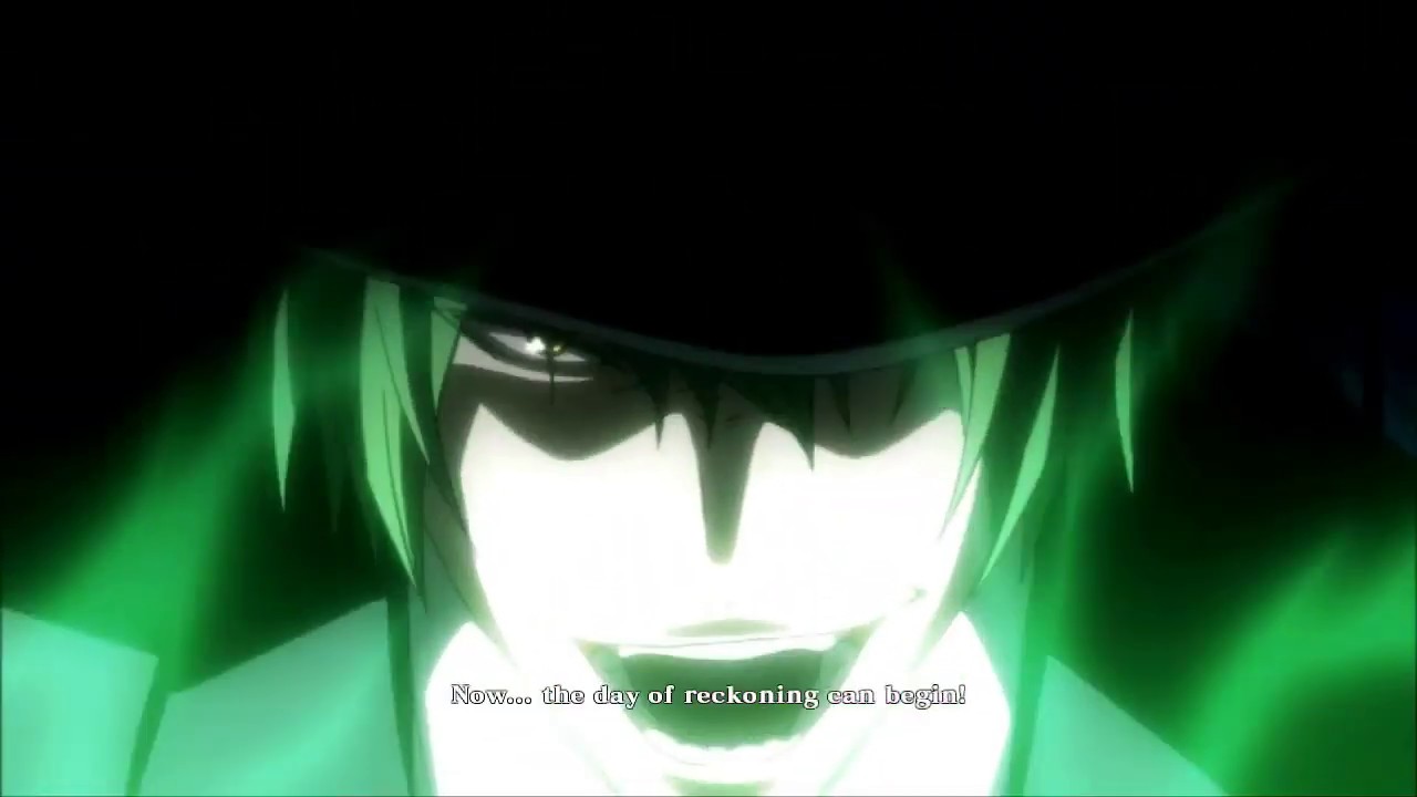 Hazama Activates Blazblue - Japanese Voice (Yuichi Nakamura)