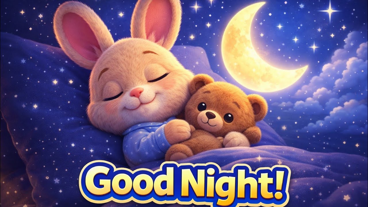 👉 Bunny Bedtime Lullaby 🌙 | Sleep Song for Kids