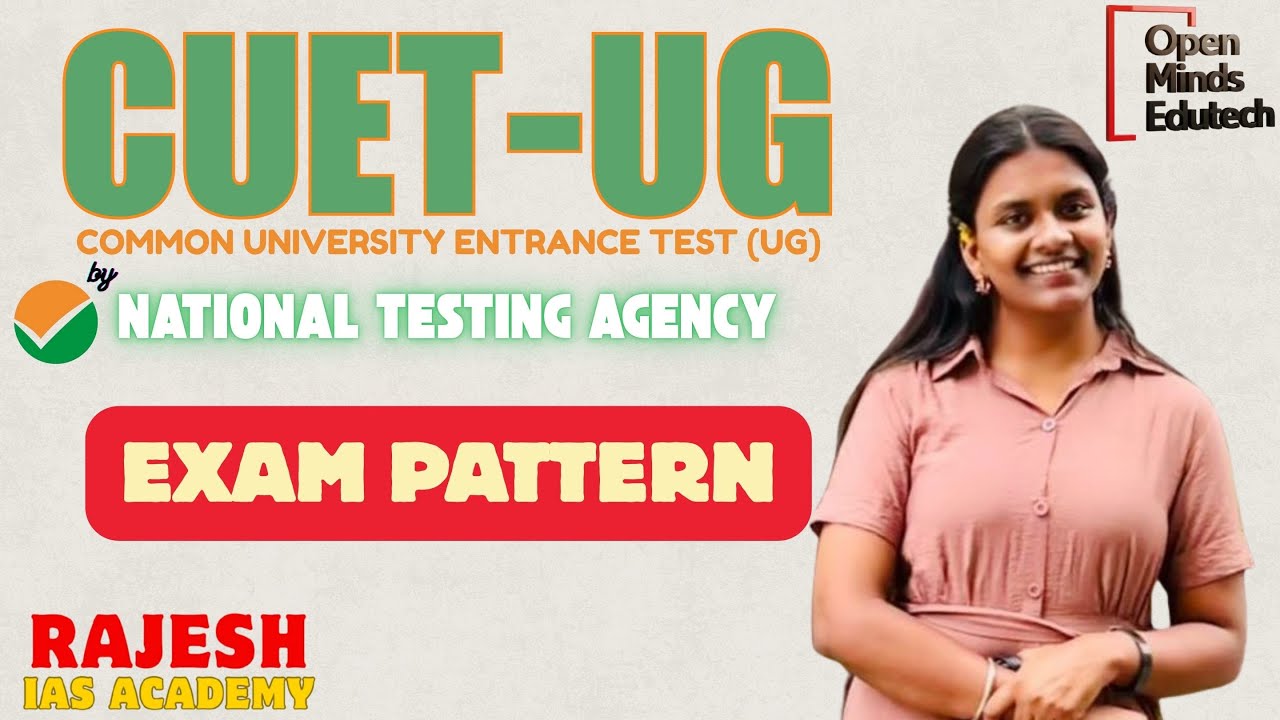 CUET UG 2026  Exam Pattern Explainer : No More Confusion! 📘 by Nisritha Mam