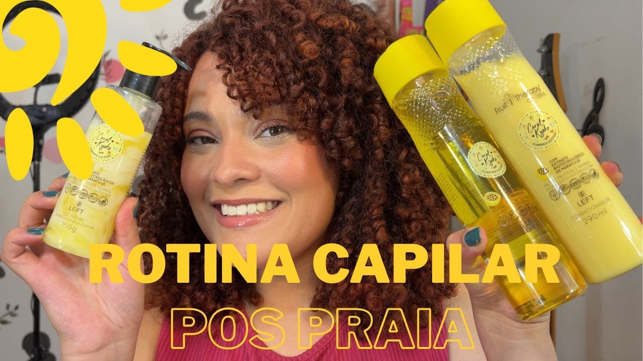 Rotina capilar Pós praia com Carol Kyoko