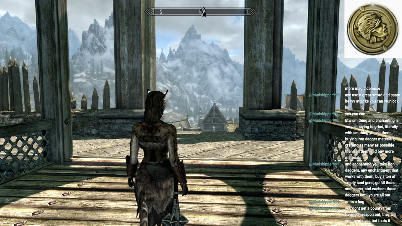 Never completed Skyrim before.