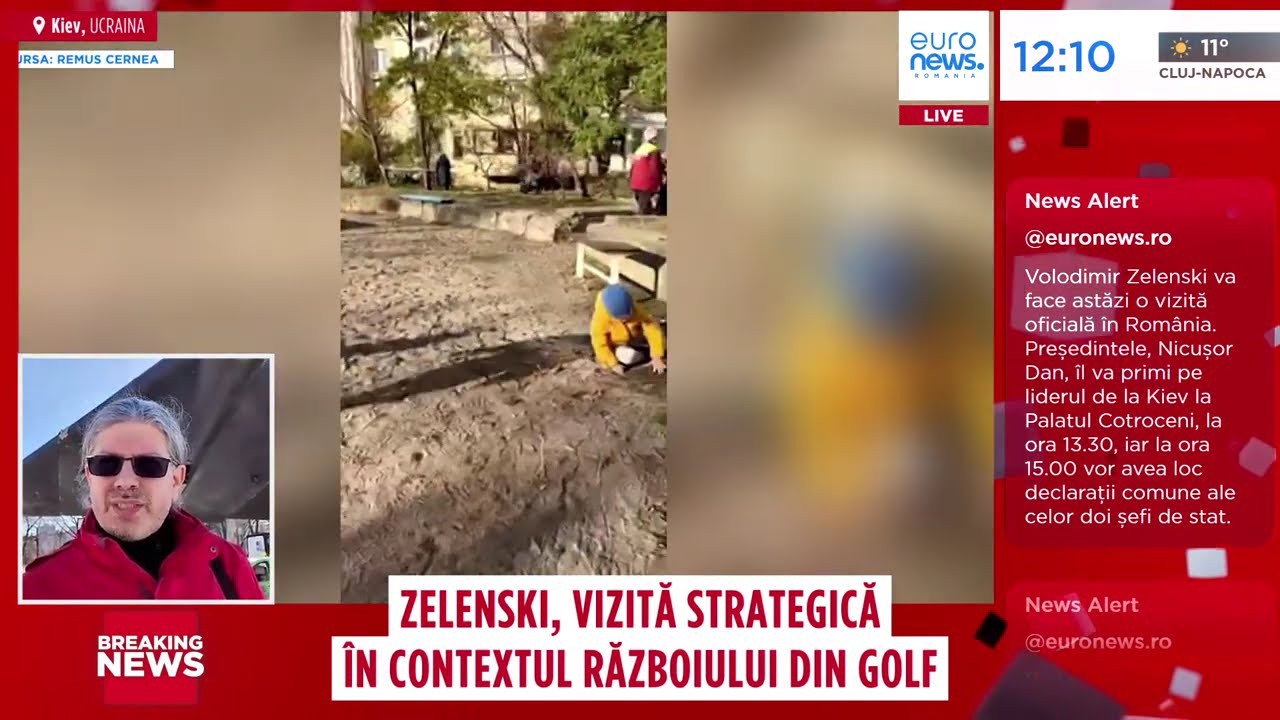 Remus Cernea, corespondent de război în Ucraina: „Mă aflu la umbra unei drone de tip Shahed acum”