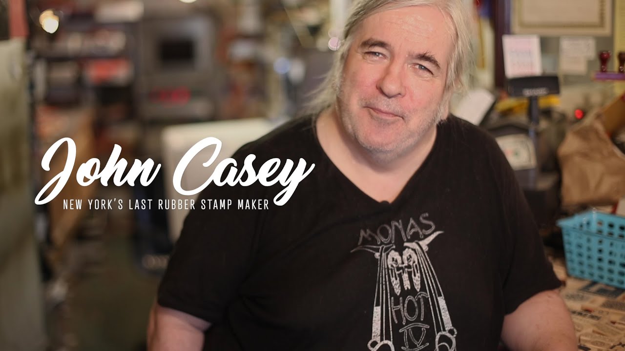 John Casey &ndash; New York's Last Rubber Stamp Maker