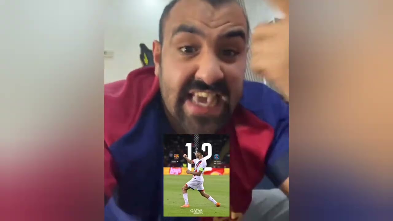 ردة فعل الذيابة على فوز باريس سان جيرمان على برشلونة 2-1