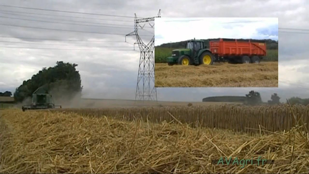 JOHN DEERE CTS à la moisson du blé en 2010