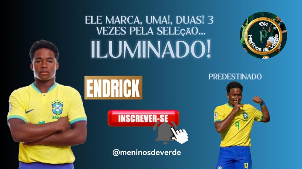 Todos os Gols de Endrick pela sele&ccedil;&atilde;o!