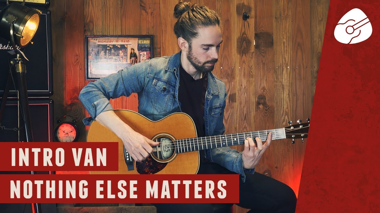 NOTHING ELSE MATTERS op GITAAR van METALLICA!