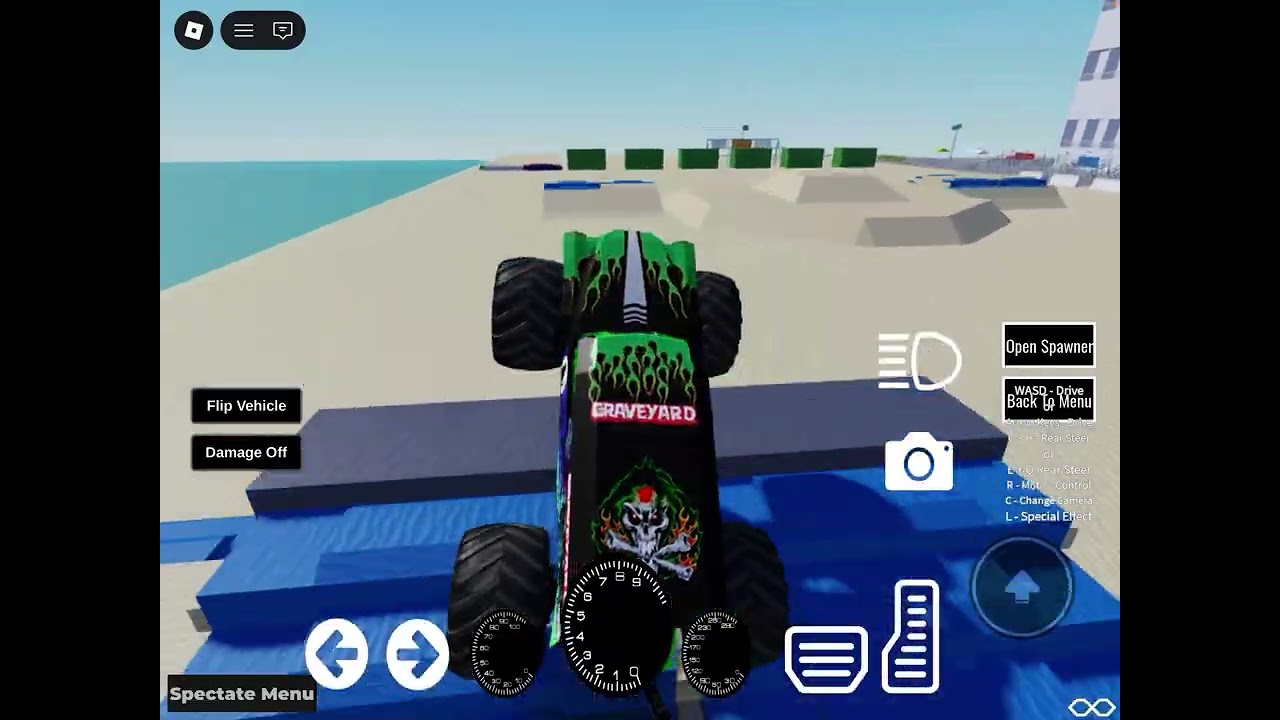 Jumping every big ramp and doing every backflip all maps