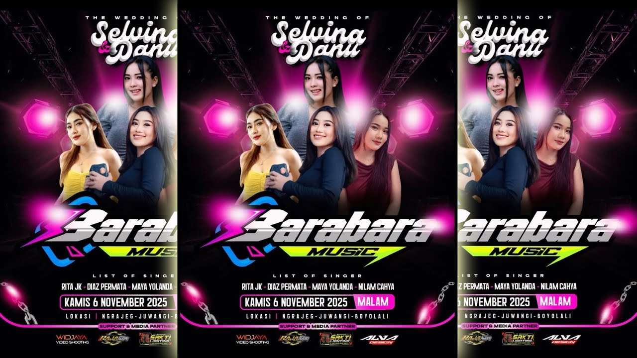 🔴#live  BARABARA MUSIC  || WEDDING DAY SELVINA & MUSLIH  NGRAJEG 06/11/25 || WIDJAYA II RAJA AUDIO