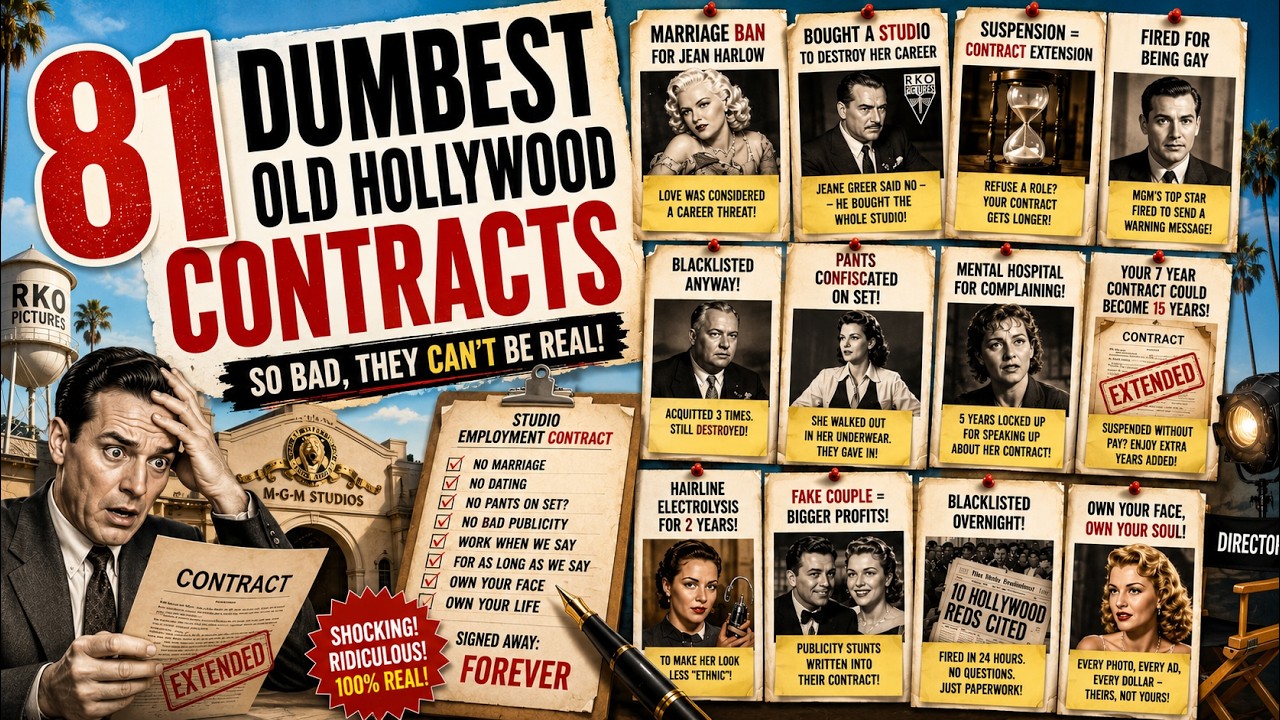 81 Dumbest Old Hollywood Contracts That Ruined Actors&rsquo; Lives