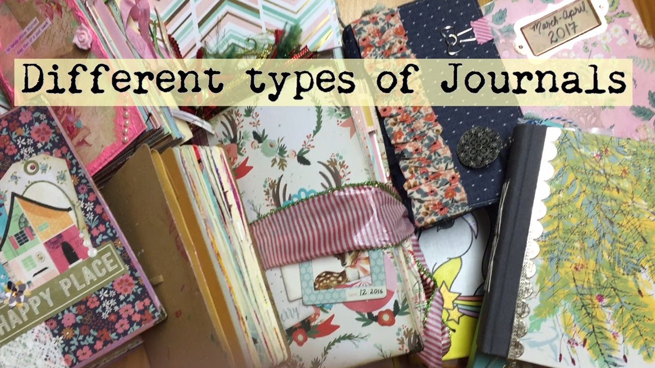 Differant types of journals / What's a junk journal ? What's a smashbook ? | I'm A Cool Mom