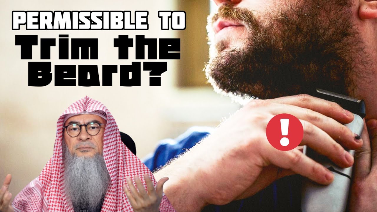 Is it permissible for men to trim their beard? Why don't Arabs grow their beards? - assim al hakeem