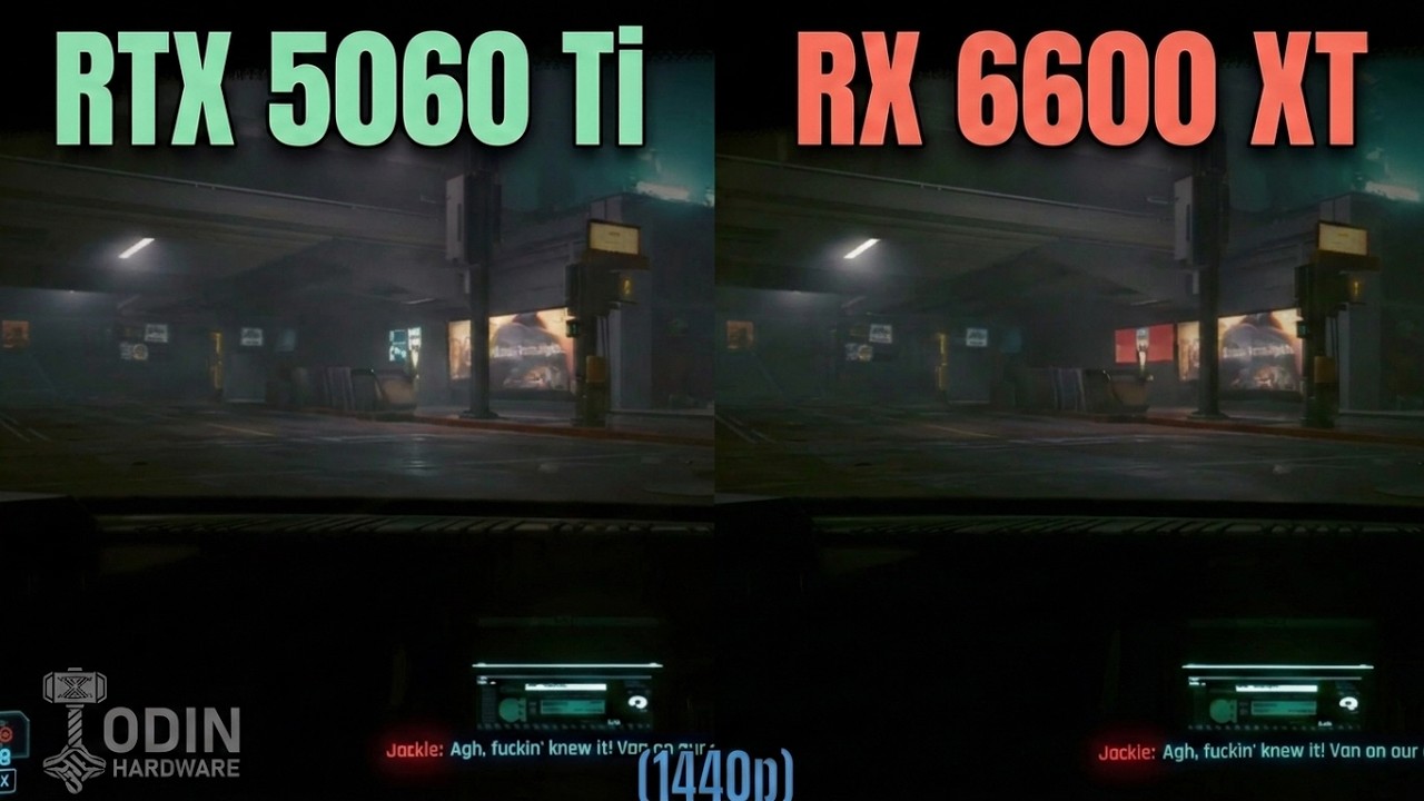 RX 6600 XT vs RTX 5060 Ti : 1440p Performance