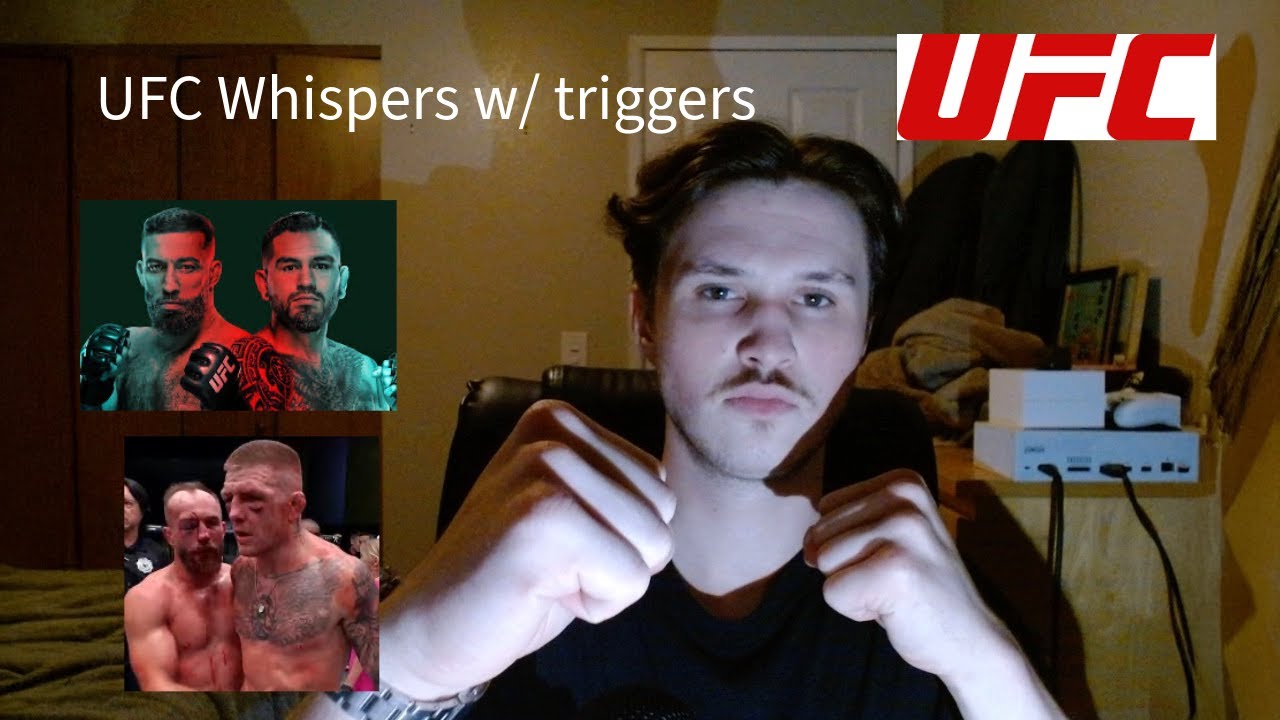UFC ASMR Fight Night Reaction + Prediction