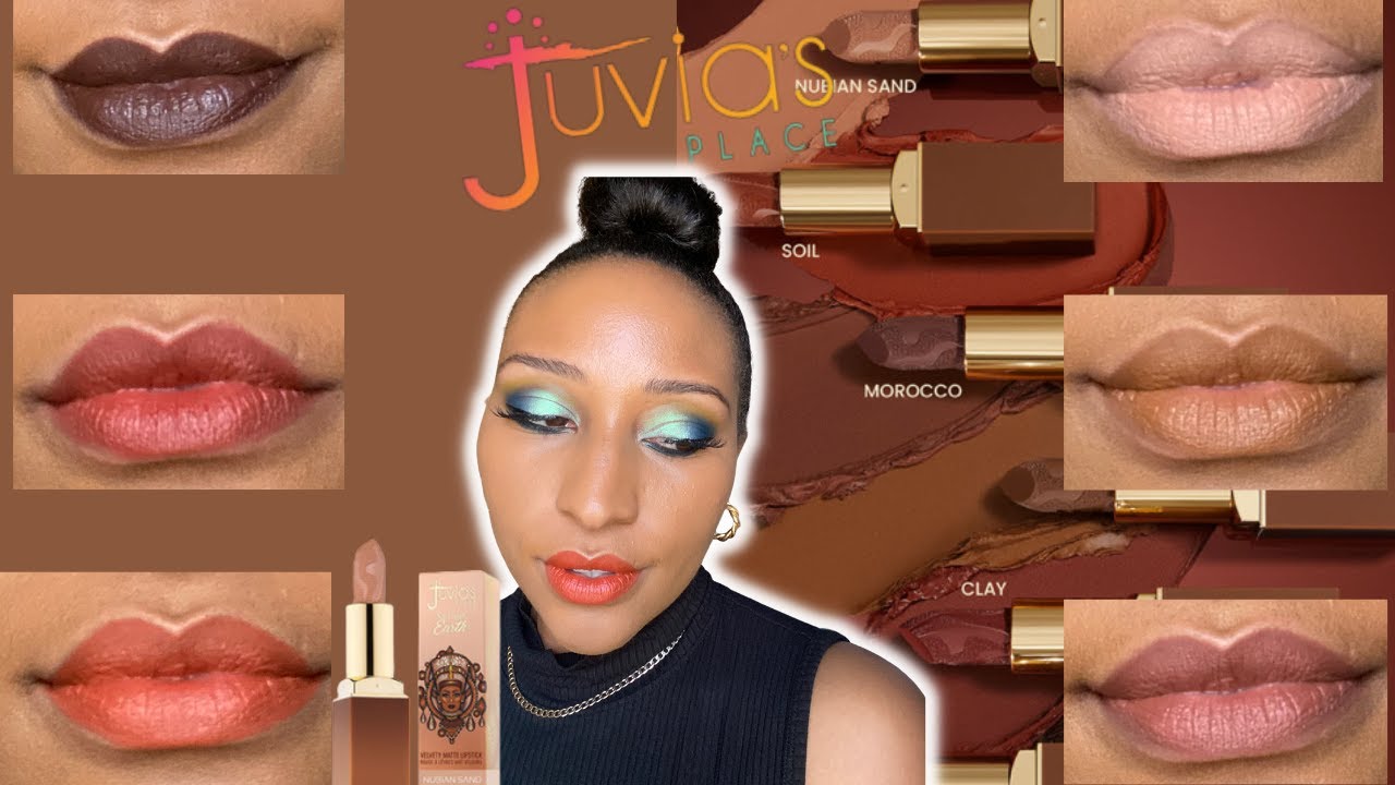 NEW! JUVIAS PLACE NUBIAN EARTH LIPSTICKS COLLECTION 2022!
