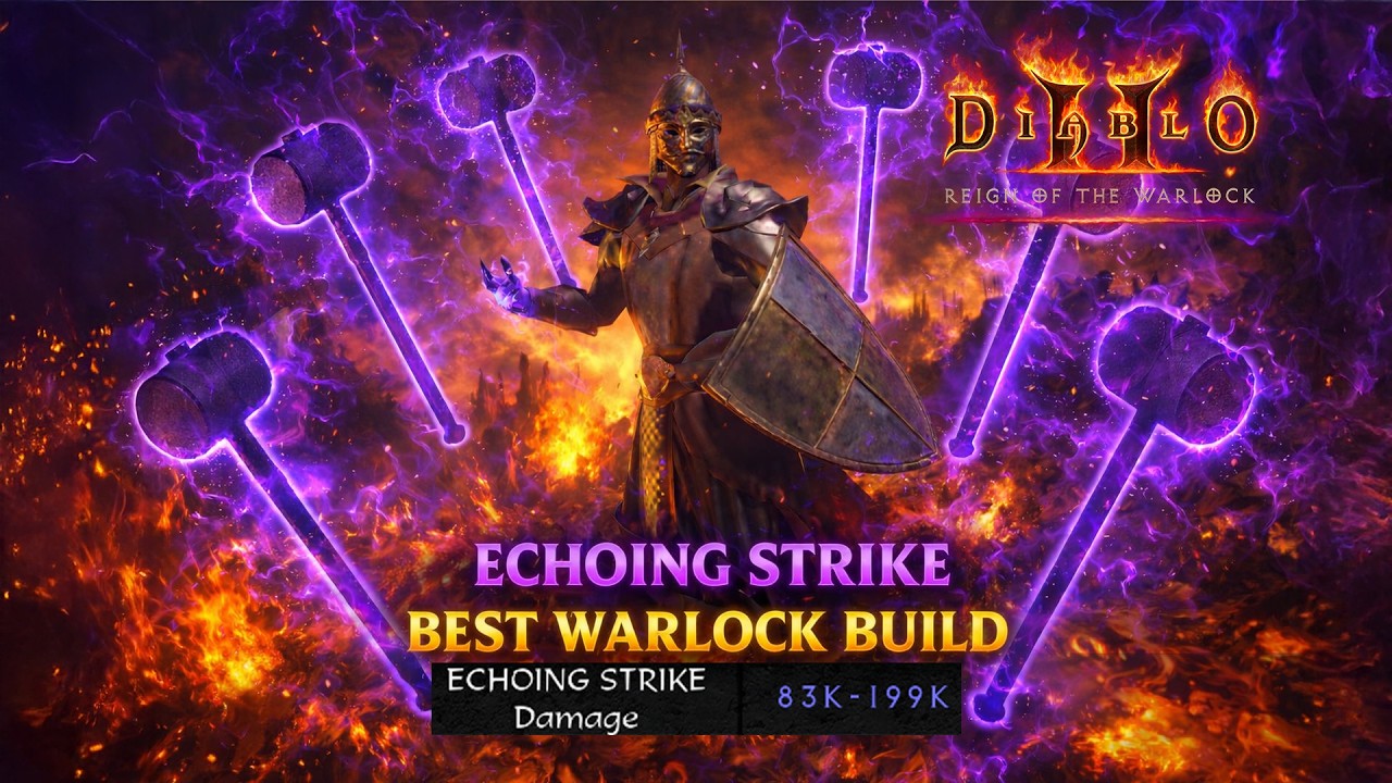 Echoing Strike Warlock Guide - Highest DPS Setup - D2R