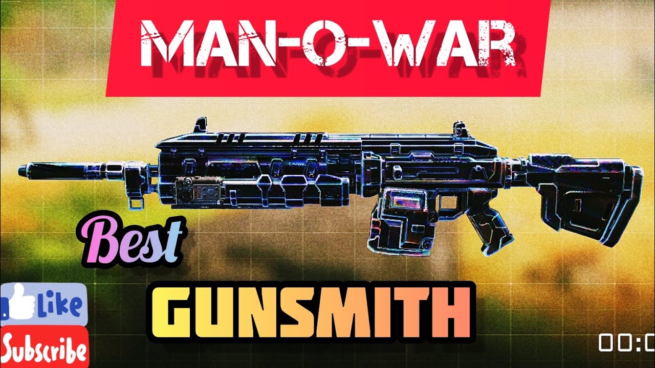 Unbelievable Trick for Crafting the Best Man O War Gunsmith in CODM | Lutar CODM | #92