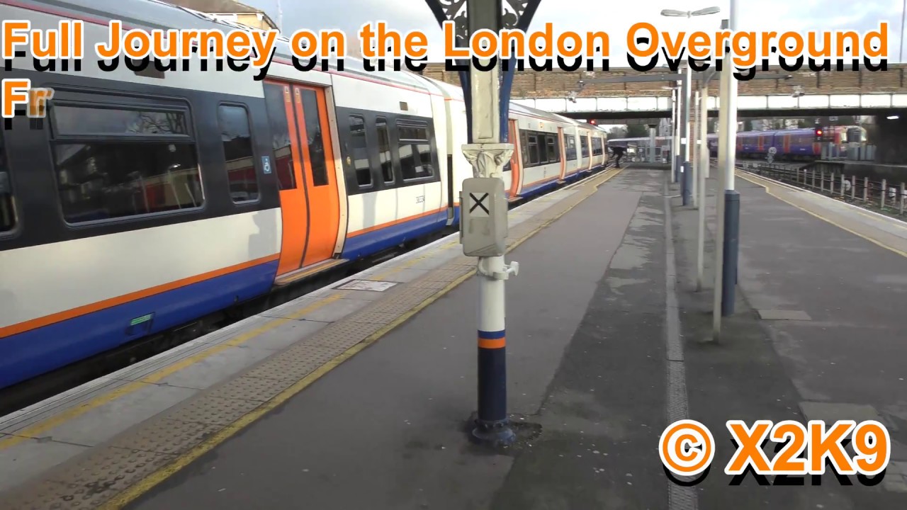 Full Journey On The London Overground From Richmond to Stratford