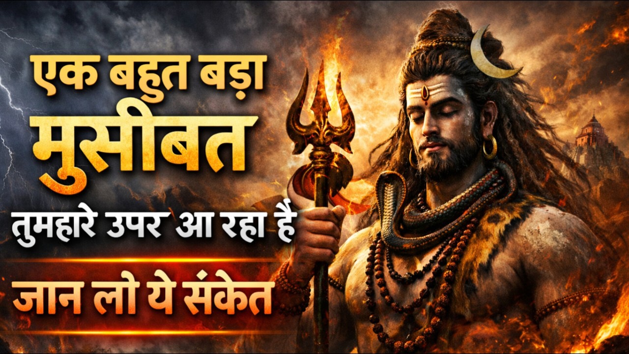तुम्हारे ऊपर एक बहुत बड़ा मुसीबत आ रहा हैं जल्दी जान लो संकेत