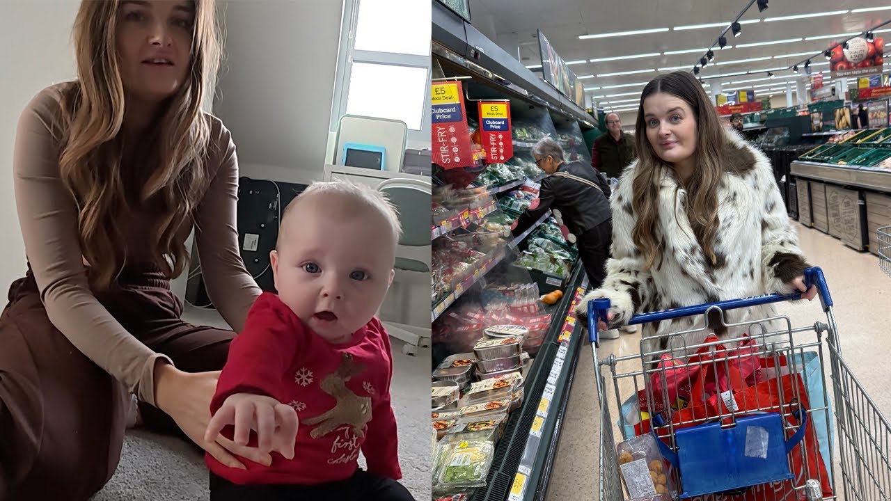 Our baby shocked us.. 😮 We made a big mistake & Christmas Food Shop