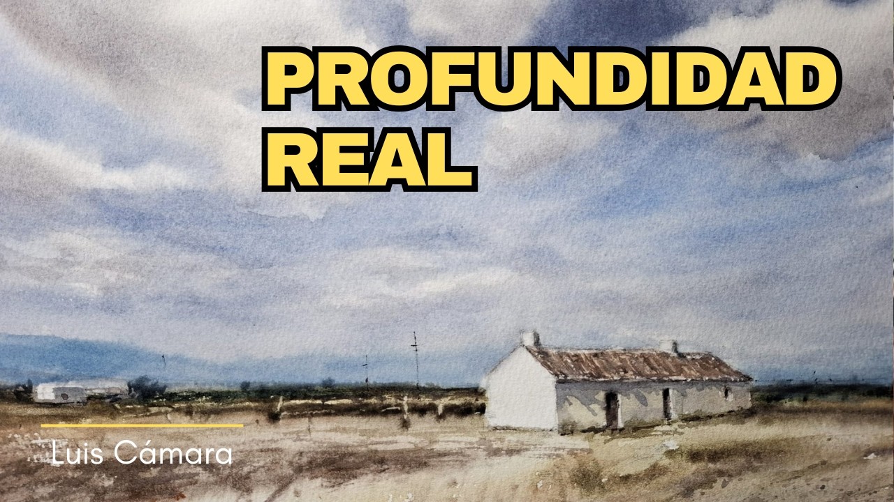 El error que hace que tus paisajes en acuarela se vean planos (y cómo crear PROFUNDIDAD)