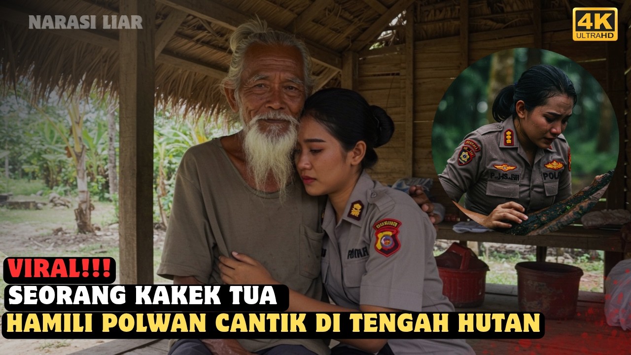 VIRAL!! POLWAN CANTIK DIHAMILI KAKEK TUA DI TENGAH HUTAN