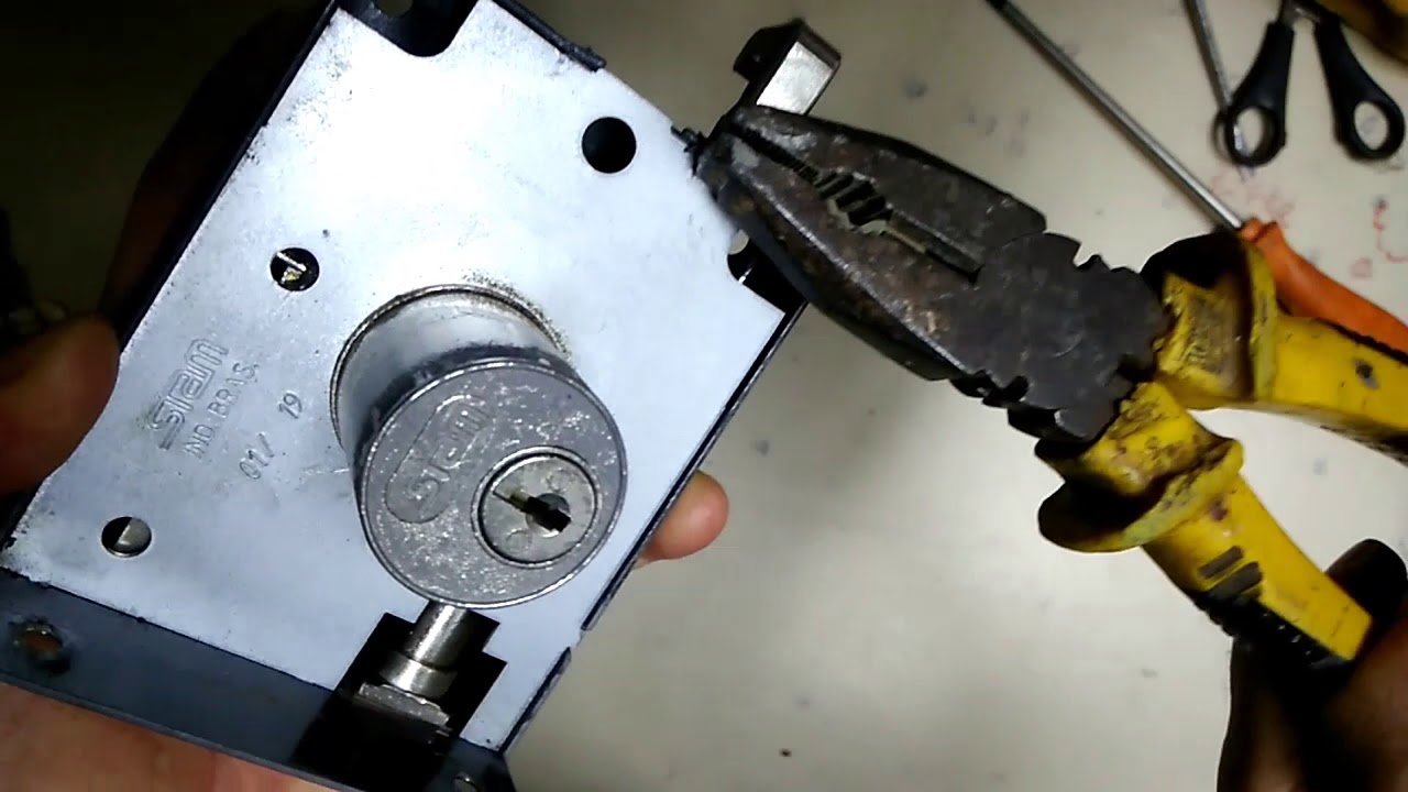 Como concertar lingueta da fechadura stam