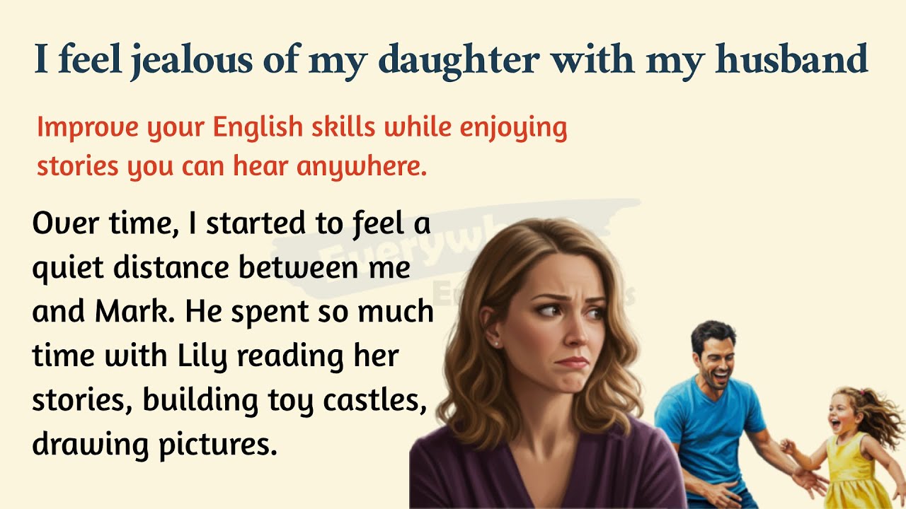 I feel jealous of my daughter with my husband | Learning through story | Improve listening skill