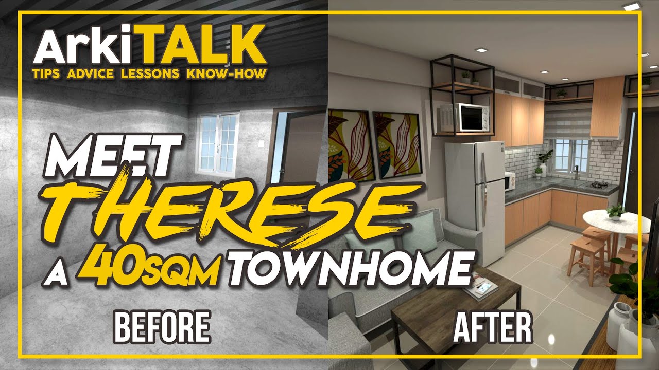 40 Square Meter Town Home | Therese (SHDC Sto. Tomas Batangas) | ArkiTALK
