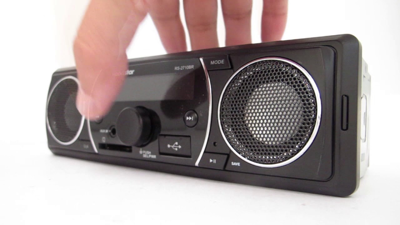 MP3 Player Roadstar RS-2710BR com Alto Falante Embutido! - Canal ClickSound