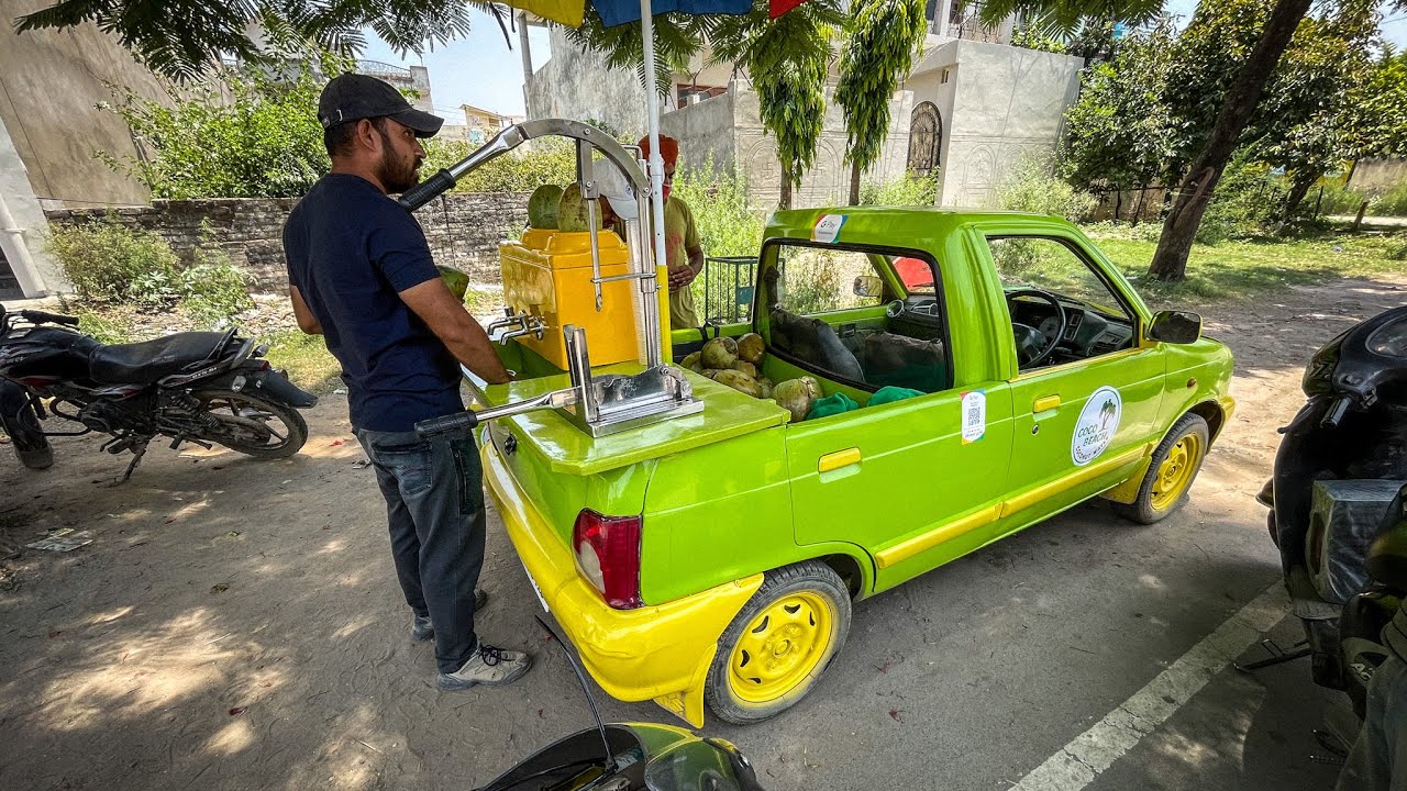 Maruti 800, модифицированный для бизнеса. Индийский джугад в лучшем виде.