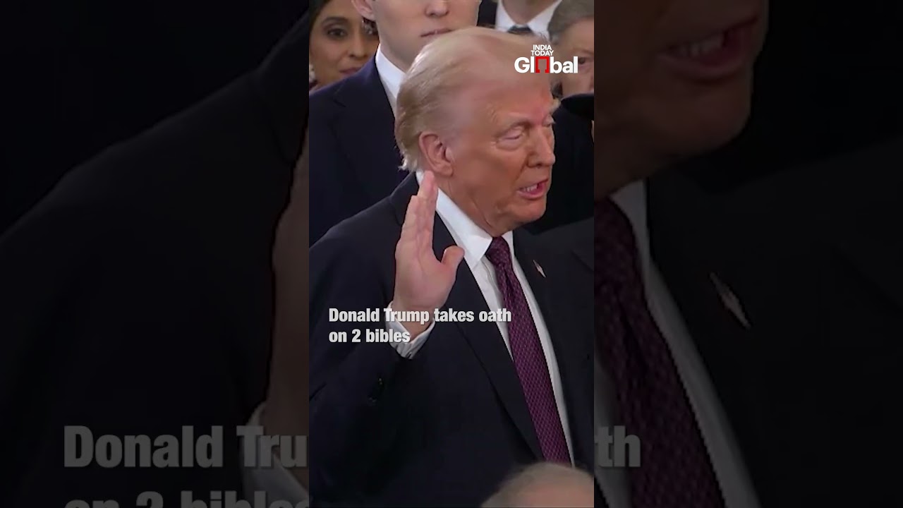 Donald Trump Sworn In As 47th US President | Historic Oath Ceremony