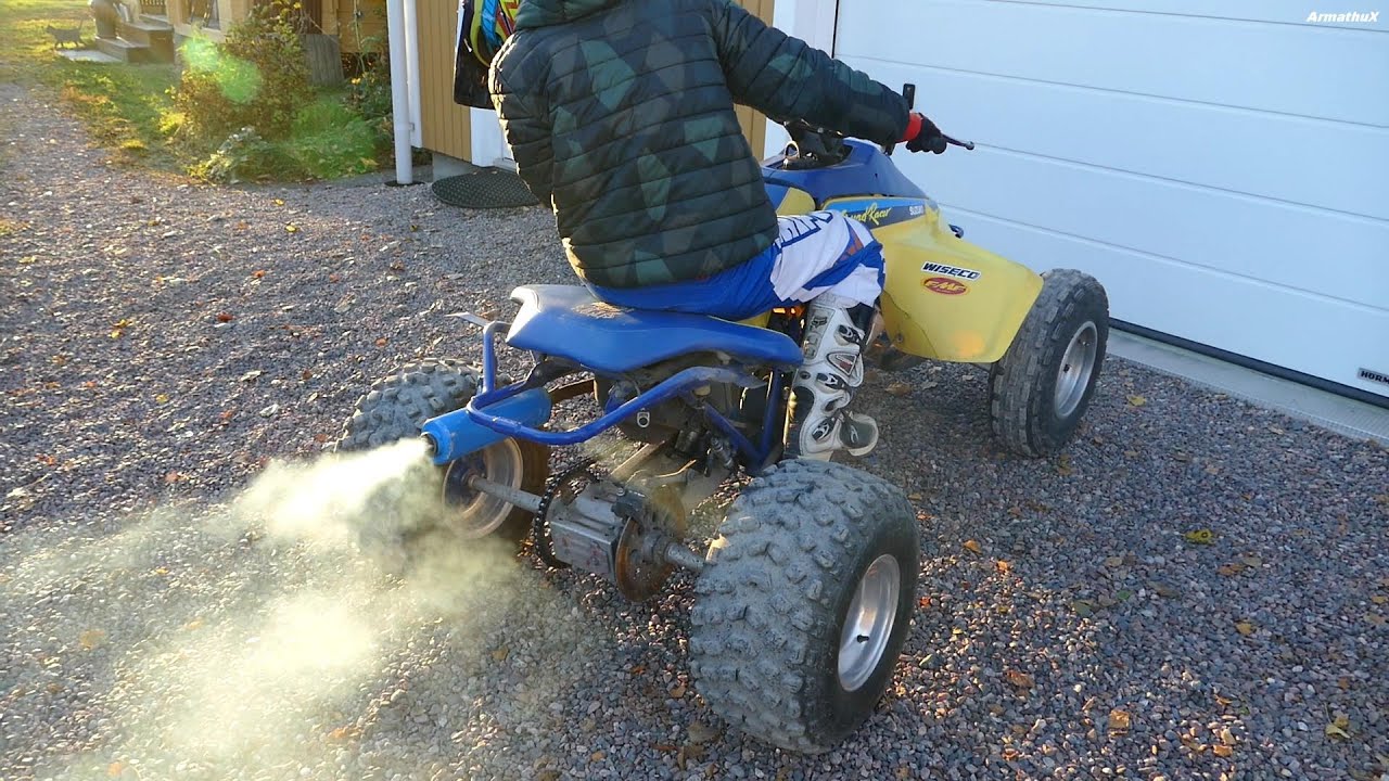 Suzuki LT500R 2-Stroke QuadRacer - Walkaround & Braaps (Raw)