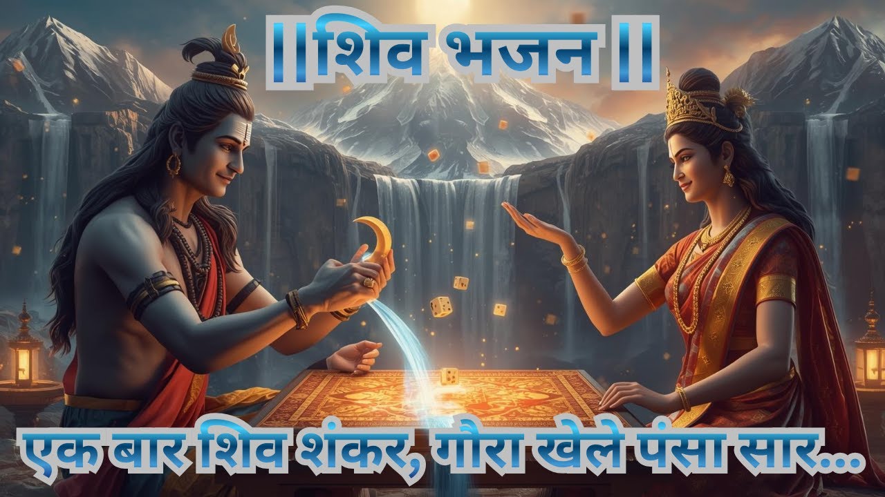 ||शिव भजन || एक बार शिव शंकर, गौरा खेले पंसा सार...