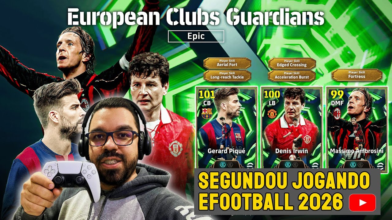🏆SEGUNDA DE PÓS ATUALIZAÇÃO NO EFOOTBALL 2026 - Live 143