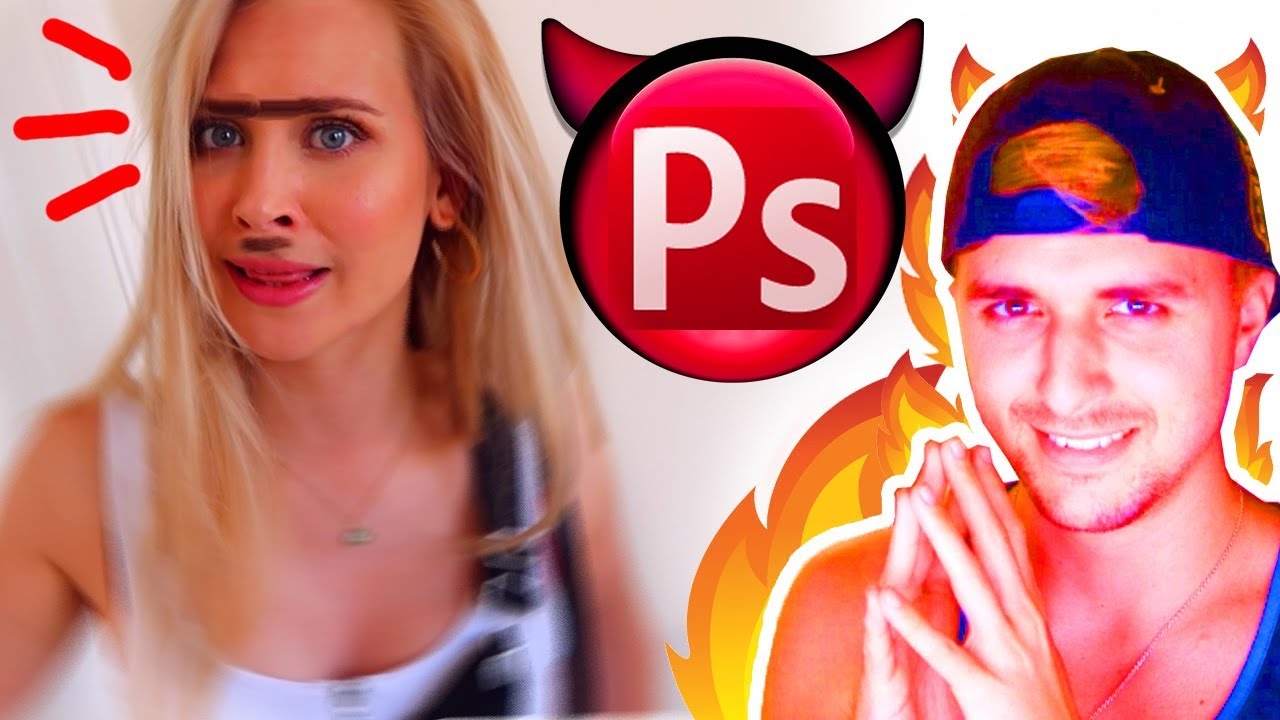 Hice a mi novia FEA en Photoshop Y SE ENFADÓ 😡