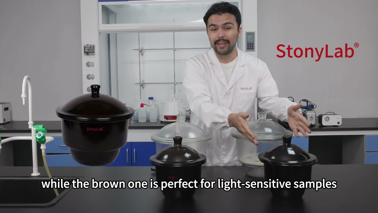 Preserve Your Lab Samples with StonyLab Glass Desiccator!