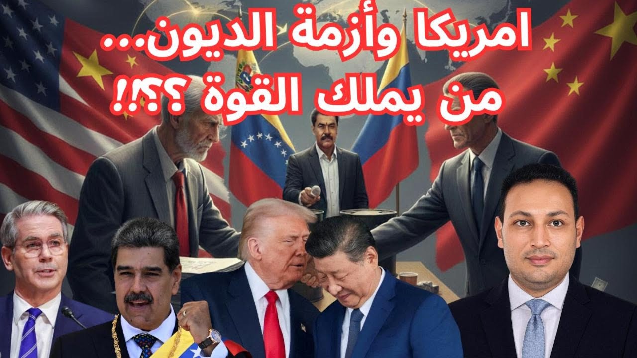 أزمة الديون الأمريكية وحقيقة الصراع مع الصين وفنزويلا | من يدفع الديون الامريكية؟؟!!