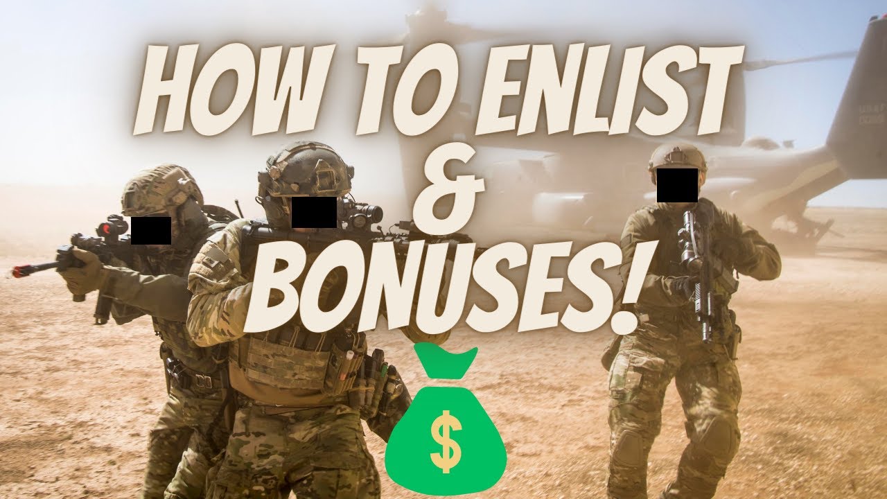 How to join the army and huge bonuses offered