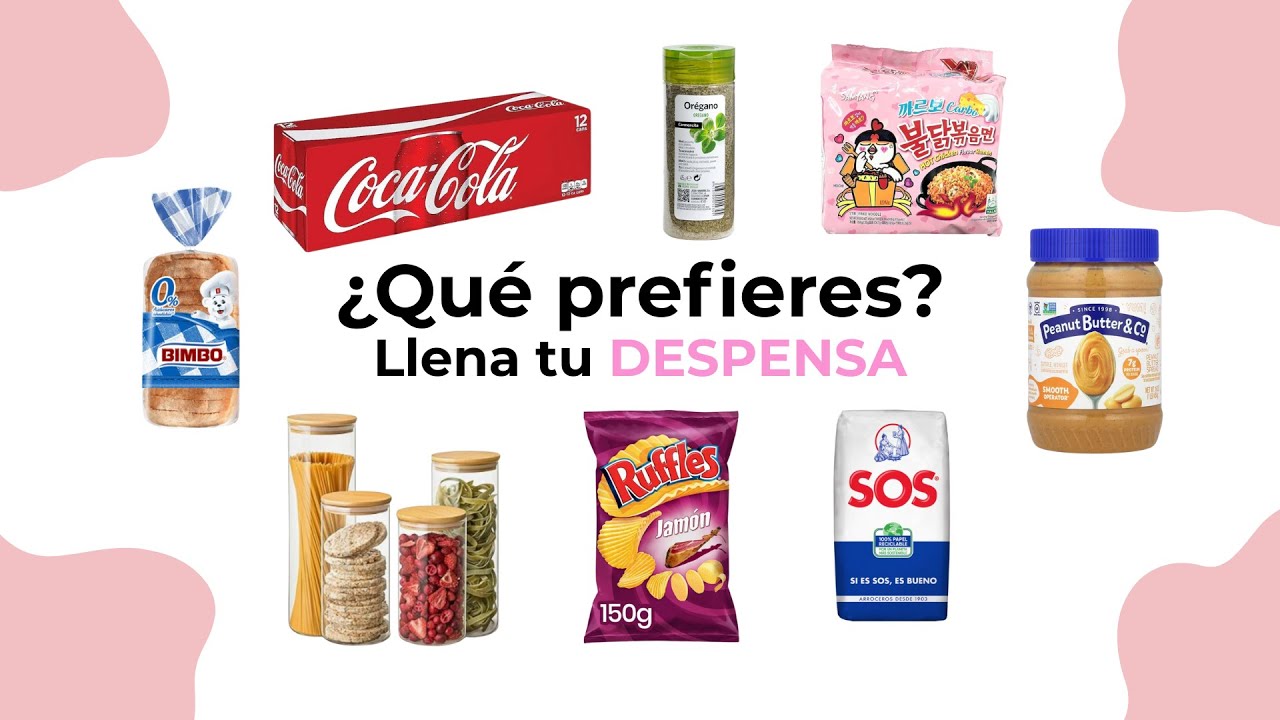 Crea La DESPENSA De Tus SUEÑOS | ¿Qué prefieres? | THIS or THAT  🍫🍪🥗
