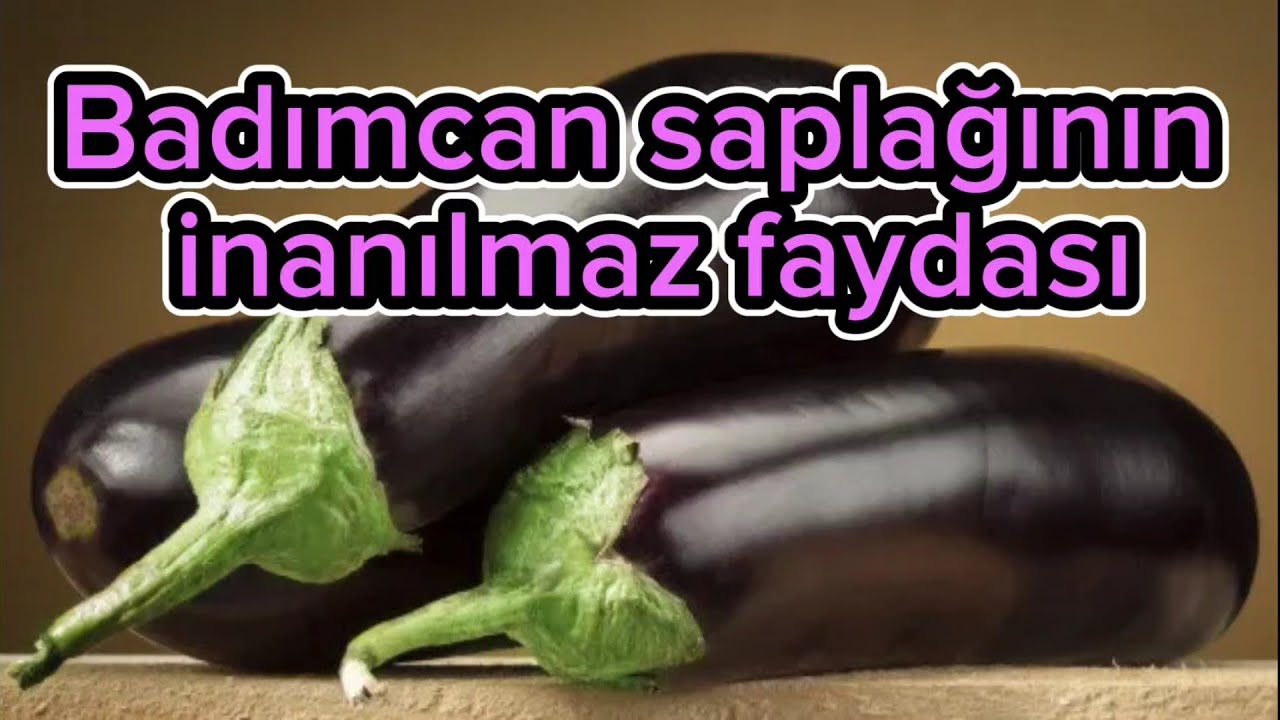 Badımcan sapını atmayın inanilmaz faydası var