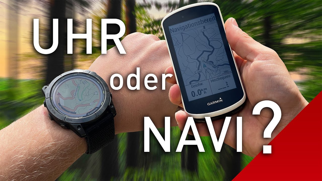 Garmin Uhr als Fahrradcomputer?🤔 Navigation f&uuml;rs Fahrrad Garmin vs Wahoo | Erfahrungsbericht 2025