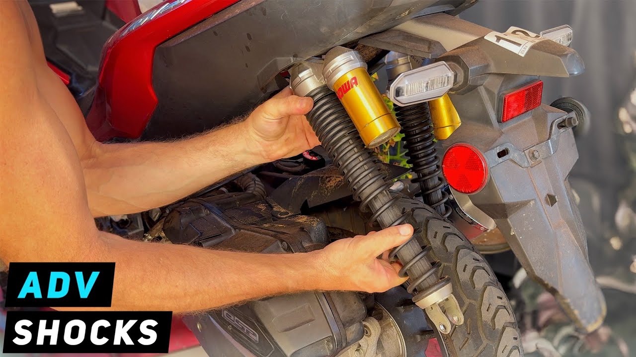Honda ADV 150 - Rear Shocks Replacement | Mitch's Scooter Stuff