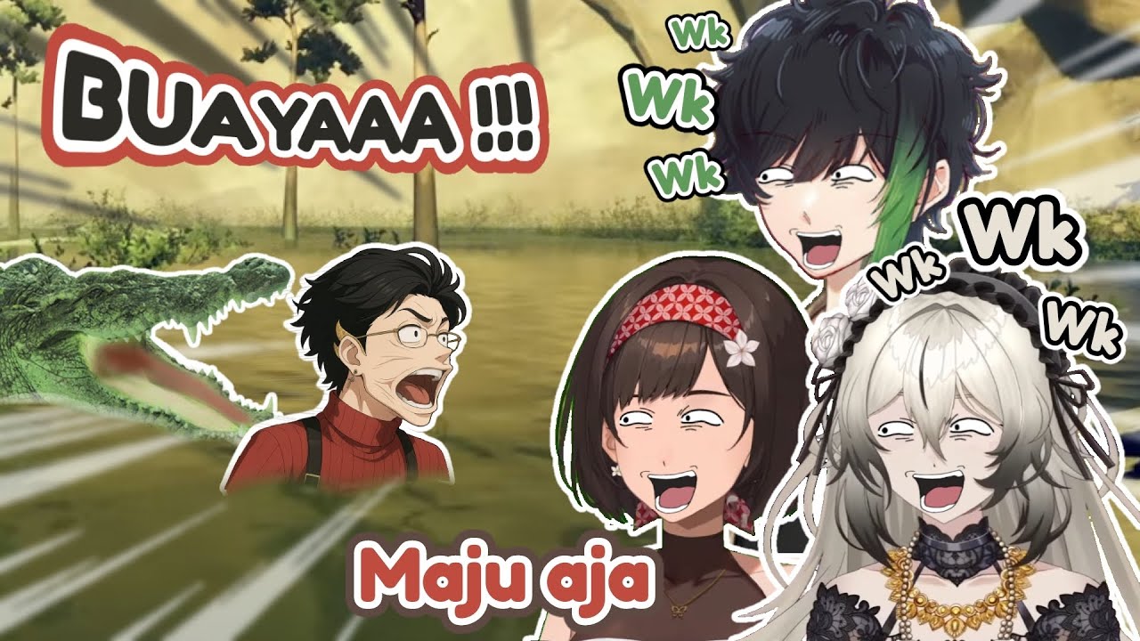 Menjadi Santapan Buaya ... [Arjuna Arkana, Aya Aulya, & Niskala Naia]