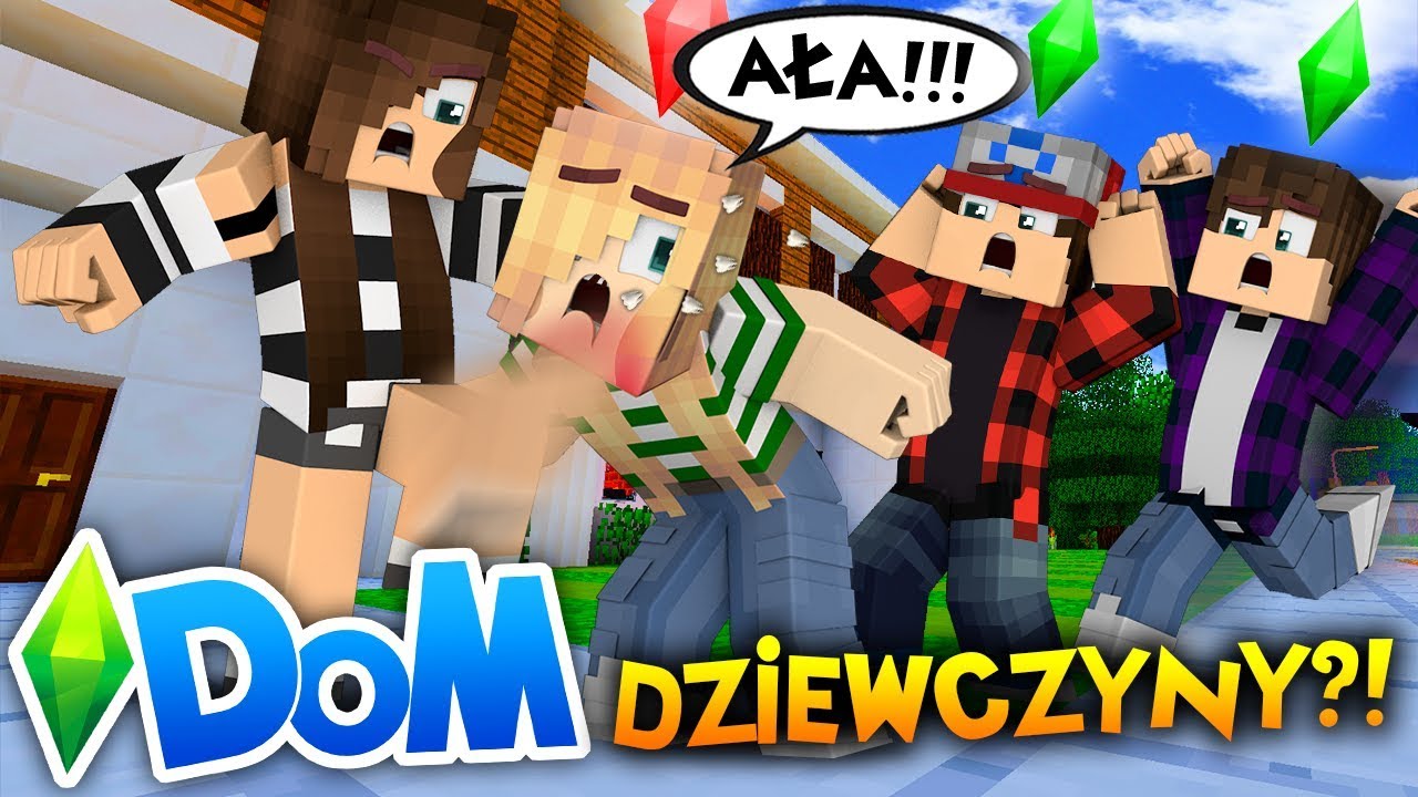 MINECRAFT DOM #72 - POBIŁY SIĘ o mnie?! *MARYSIA vs EMILIA?!* | SIMSCRAFT