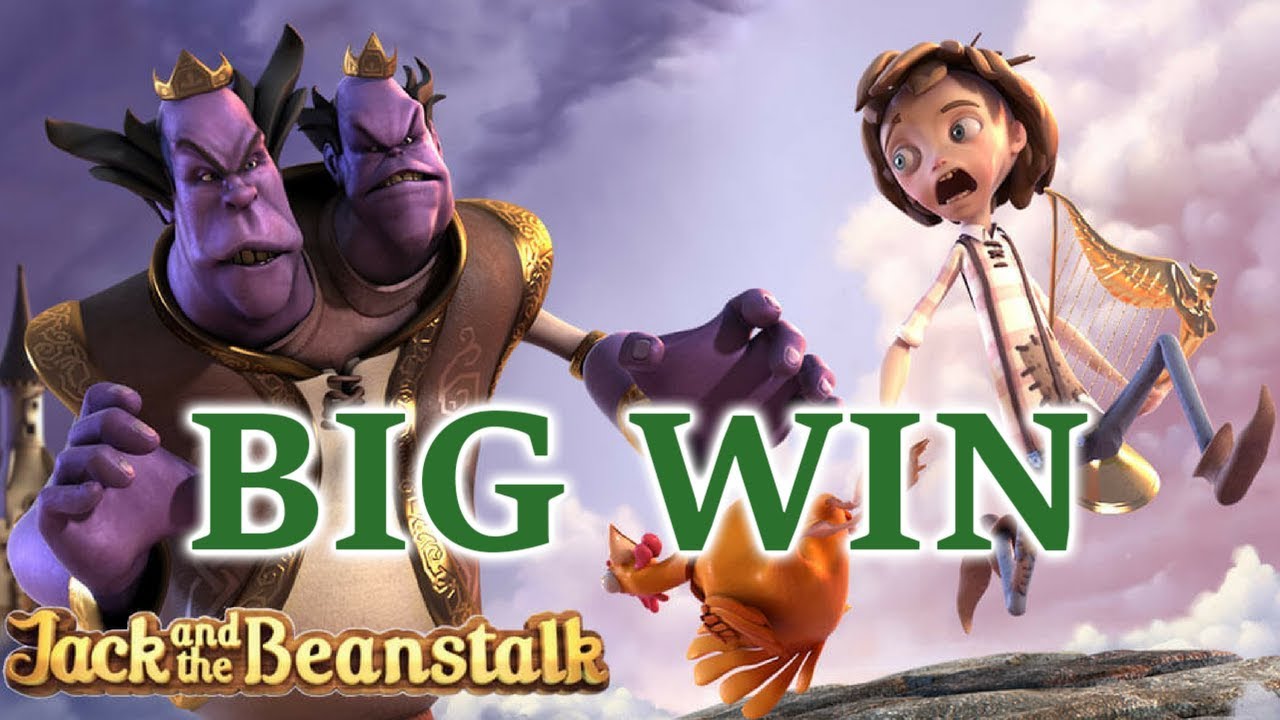 Jack and the Beanstalk online slot by Netent. Big win